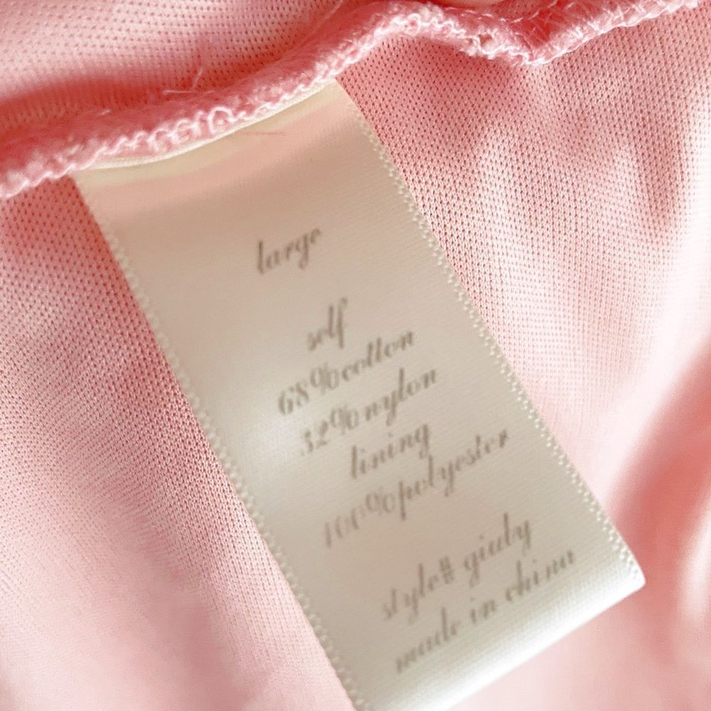 Altar’d State Pink Lace Overlay Giuly Spaghetti Strap Summer Dress Size Large - Picture 10 of 11